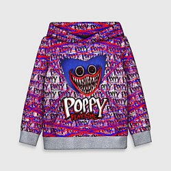 Толстовка-худи детская Huggy Wuggy: Poppy Pattern, цвет: 3D-меланж