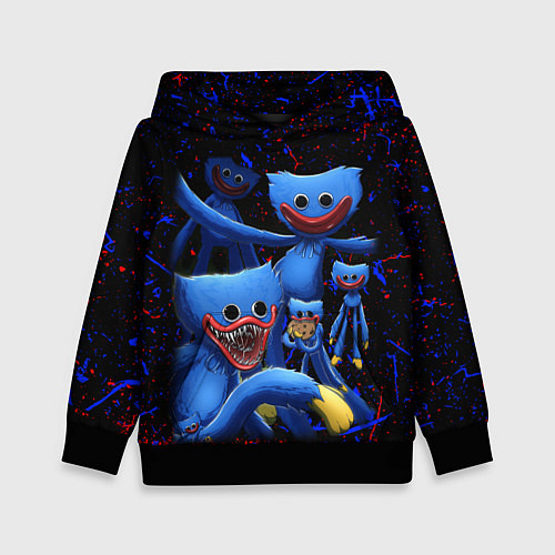 Детская толстовка Huggy Wuggy: Players / 3D-Черный – фото 1