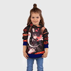 Толстовка-худи детская УЛЬТ ХУ ТАО HU TAO, цвет: 3D-синий — фото 2