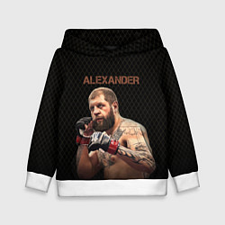 Толстовка-худи детская Alexander The Grim Reape, цвет: 3D-белый