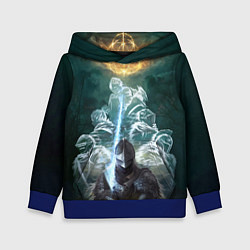Толстовка-худи детская Elden Ring рыцарь и предшественники серии Souls El, цвет: 3D-синий
