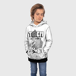 Толстовка-худи детская TOEM A PHOTO ADVENTURE, цвет: 3D-черный — фото 2