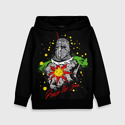 Толстовка-худи детская Praise the Sun! Dark Souls, цвет: 3D-черный