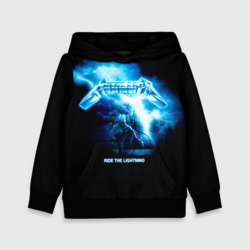 Детская толстовка Ride the Lightning Metallica / 3D-Черный – фото 1