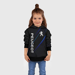 Толстовка-худи детская ПЕЖО, Peugeot, цвет: 3D-черный — фото 2