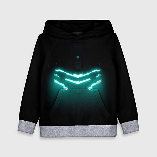 Детская толстовка DEAD SPACE ШЛЕМ АЙЗЕКА / 3D-Меланж – фото 1