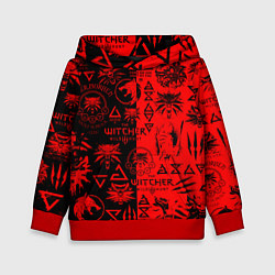 Детская толстовка THE WITCHER LOGOBOMBING BLACK RED