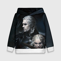 Толстовка-худи детская THE WITCHER 2 SEASON, цвет: 3D-белый