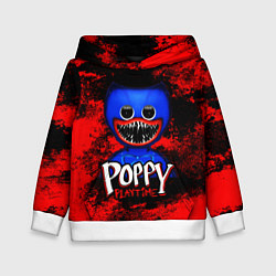 Толстовка-худи детская POPPY PLAYTIME ПОППИ ПЛЭЙ ТАЙМ, цвет: 3D-белый