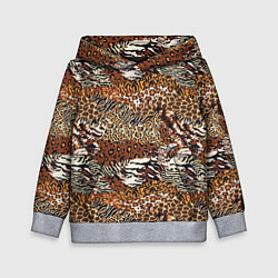 Детская толстовка Шкуры Диких Животных