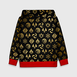 Детская толстовка GOLDEN GENSHIN IMPACT PATTERN ЗОЛОТО ГЕНШИН ИМПАКТ