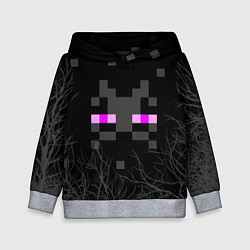 Толстовка-худи детская ЭНДЕРМЕН МАЙНКРАФТ MINECRAFT, цвет: 3D-меланж