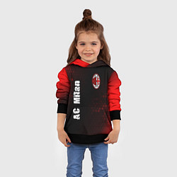 Толстовка-худи детская AC MILAN AC Milan Графика, цвет: 3D-черный — фото 2