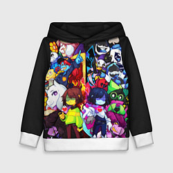 Толстовка-худи детская DELTARUNE UNDERTALE, цвет: 3D-белый
