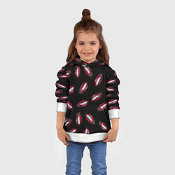 Толстовка-худи детская MANESKIN LEAP МАНЕСКИН ГУБЫ, цвет: 3D-белый — фото 2