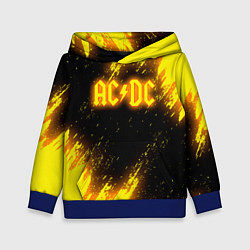 Толстовка-худи детская ACDC - Neon, цвет: 3D-синий