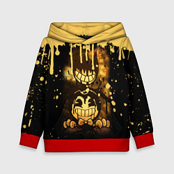 Толстовка-худи детская Bendy And The Ink Machine Игра Бенди, цвет: 3D-красный