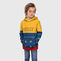 Толстовка-худи детская Bully Задира, цвет: 3D-красный — фото 2