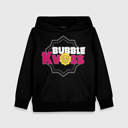 Толстовка-худи детская Bubble Kvass - emblem, цвет: 3D-черный