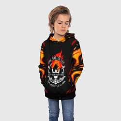 Толстовка-худи детская DARKEST DUNGEON FIRE ФАКЕЛ, цвет: 3D-черный — фото 2