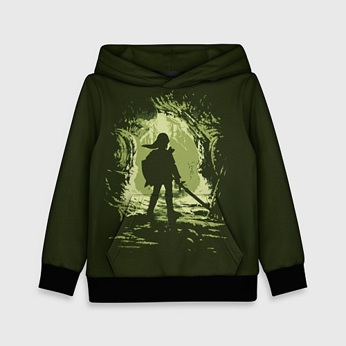 Детская толстовка Link арт / 3D-Черный – фото 1