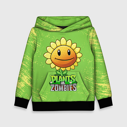 Детская толстовка Подсолнух Plants vs Zombies / 3D-Черный – фото 1