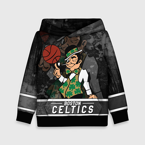 Детская толстовка Boston Celtics , Бостон Селтикс / 3D-Черный – фото 1