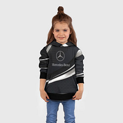 Толстовка-худи детская Mercedes-Benz Sport, цвет: 3D-черный — фото 2