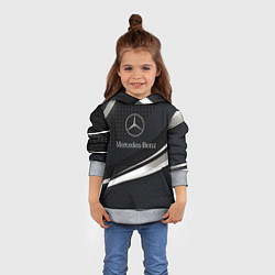 Толстовка-худи детская Mercedes-Benz Sport, цвет: 3D-меланж — фото 2