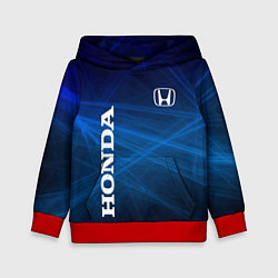 Толстовка-худи детская Honda - Blue, цвет: 3D-красный