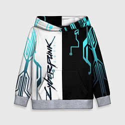 Толстовка-худи детская Cyberpunk 2077 Game, цвет: 3D-меланж