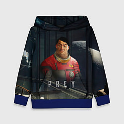 Толстовка-худи детская Prey Инженер, цвет: 3D-синий