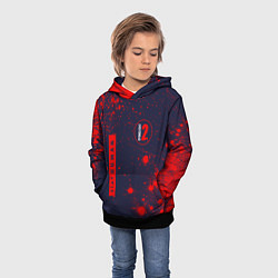 Толстовка-худи детская ДАИНГ ЛАЙТ 2 Краски, цвет: 3D-черный — фото 2