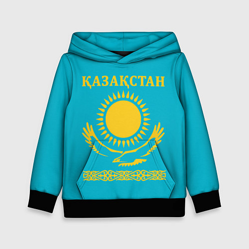 Детская толстовка КАЗАКСТАН / 3D-Черный – фото 1