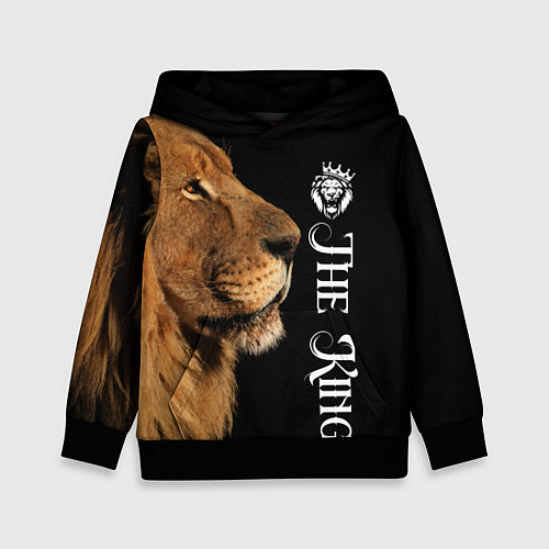 Детская толстовка ЛЕВ КОРОЛЬ LION KING / 3D-Черный – фото 1