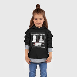 Толстовка-худи детская Нанами Кенто арт, цвет: 3D-меланж — фото 2