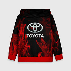 Толстовка-худи детская Toyota Red Fire, цвет: 3D-красный