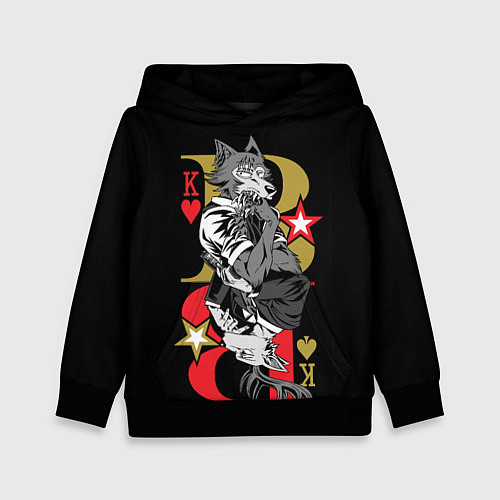 Детская толстовка Легоши и Луис Beastars Выдающиеся звери / 3D-Черный – фото 1
