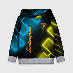 Детская толстовка Lamborghini - Неоновые фигуры