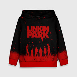 Толстовка-худи детская Linkin Park Линкин Парк, цвет: 3D-красный