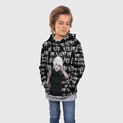 Толстовка-худи детская ХРУСТ ПАЛЬЦЕВ ТОКИЙСКИЙ ГУЛЬ, цвет: 3D-меланж — фото 2