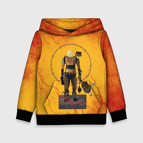 Детская толстовка Командо с гитарой / 3D-Черный – фото 1