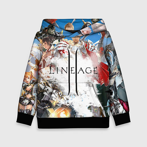Детская толстовка Hero of Lineage / 3D-Черный – фото 1