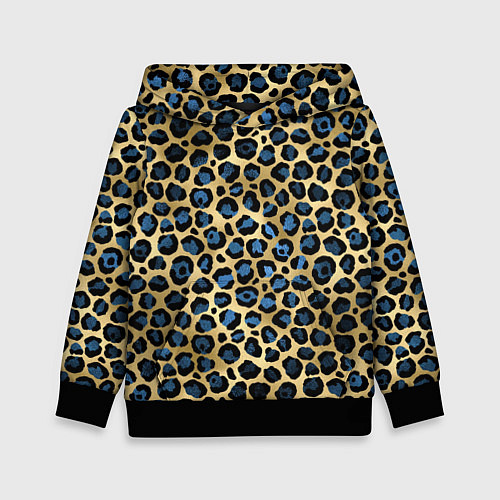 Детская толстовка Стиль леопарда шкура леопарда / 3D-Черный – фото 1
