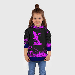 Толстовка-худи детская Black Sabbath metal, цвет: 3D-синий — фото 2