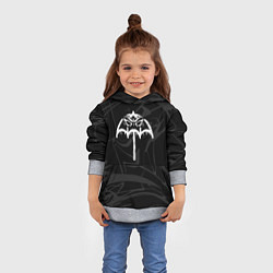 Толстовка-худи детская Bring me the horizon, цвет: 3D-меланж — фото 2