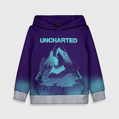 Детская толстовка Uncharted Арт / 3D-Меланж – фото 1