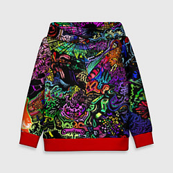 Детская толстовка Абстрактный узор Vanguard Fashion Неон