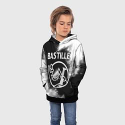 Толстовка-худи детская Bastille - КОТ - Краска, цвет: 3D-черный — фото 2