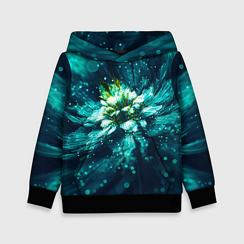 Детская толстовка Цветок с пандоры / 3D-Черный – фото 1